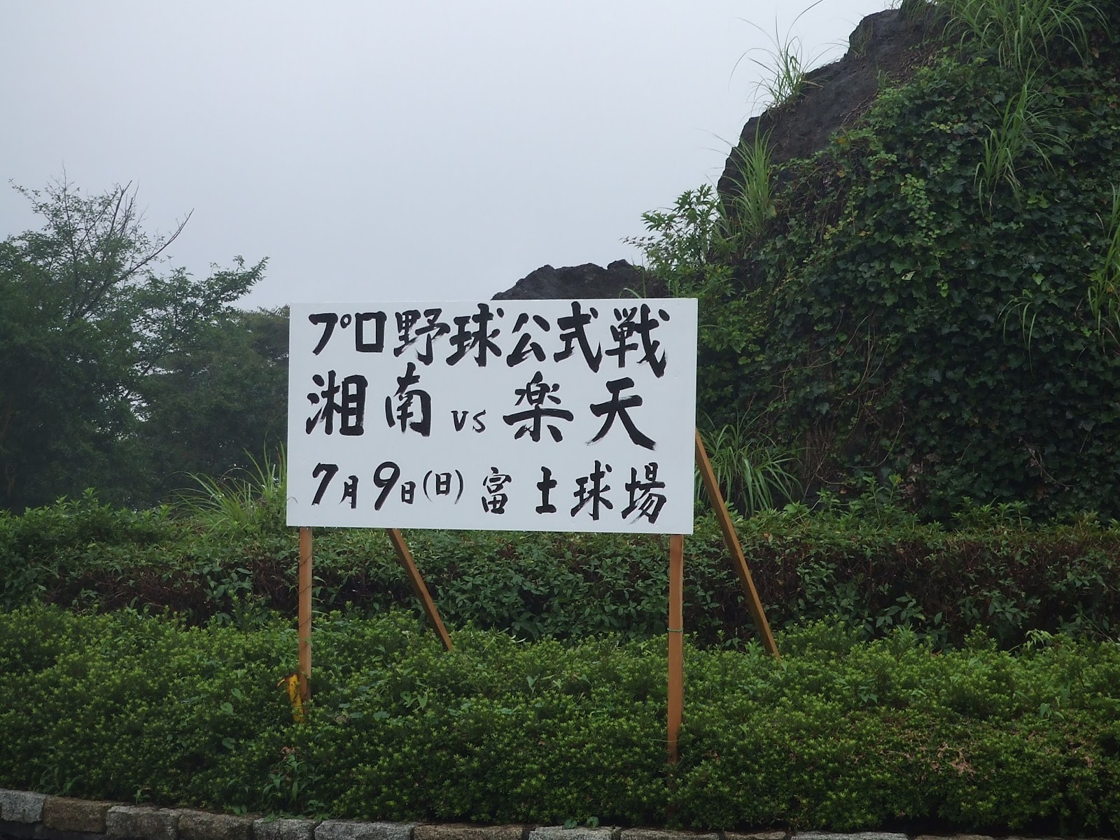 そりゃ公式戦には違いないけど…。「イースタンリーグ」っていう文字が必要では?