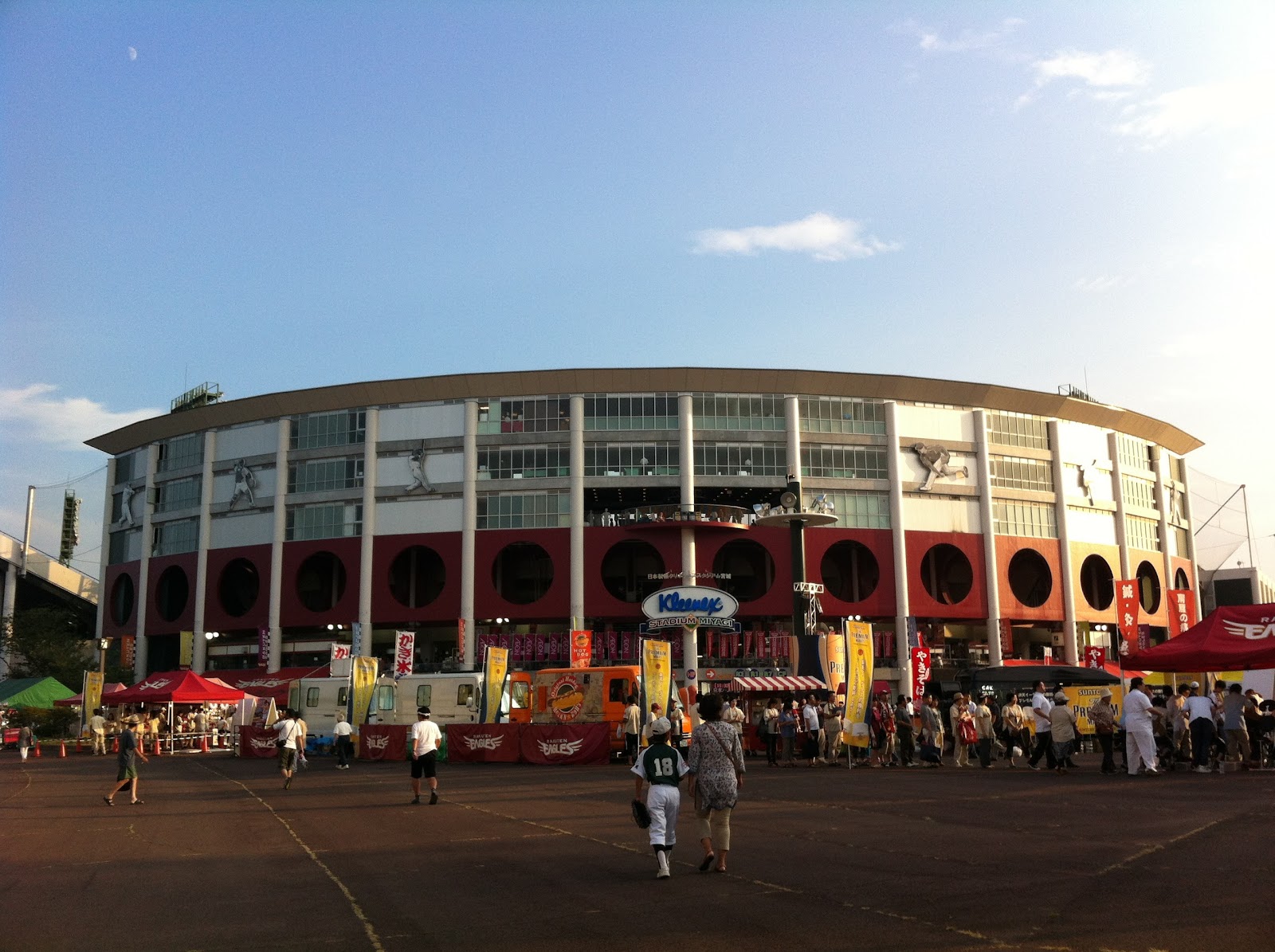 日本製紙クリネックススタジアム宮城（2012年8月25日）